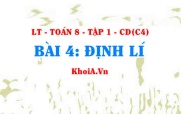 Định lí là gì, cách chứng minh định lí như nào? Toán 7 bài 4...